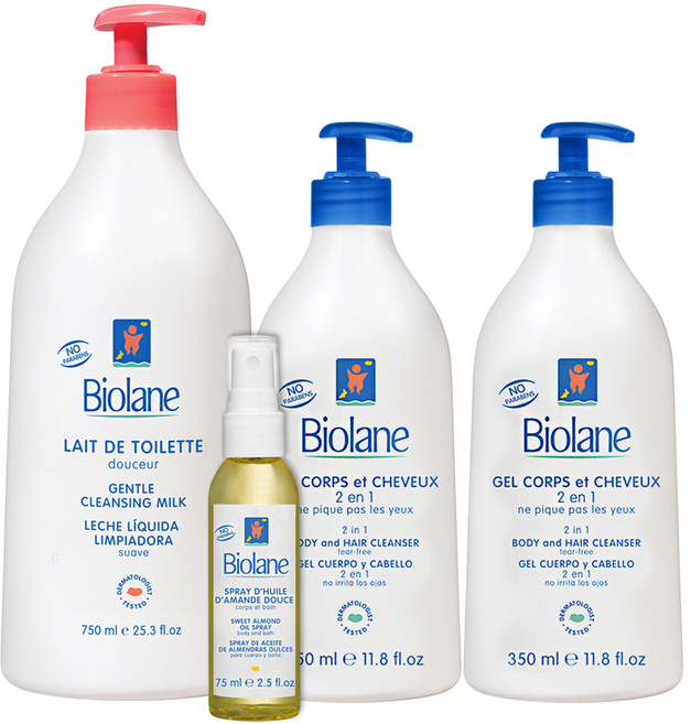 비올란 출산준비물 2in1 바디 앤 헤어 클렌져 350ml x 2p + 젠틀밀크 페이스앤바디로션 750ml + 스위트 아몬드 오일 스프레이 75ml, 1세트