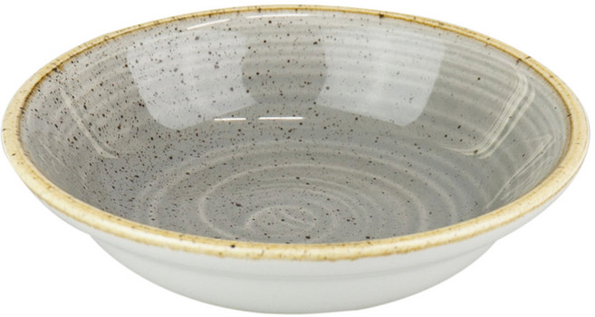 CHURCHiLL Stanecast燕麥碗 中 12.5cm, 胡椒灰, 1個
