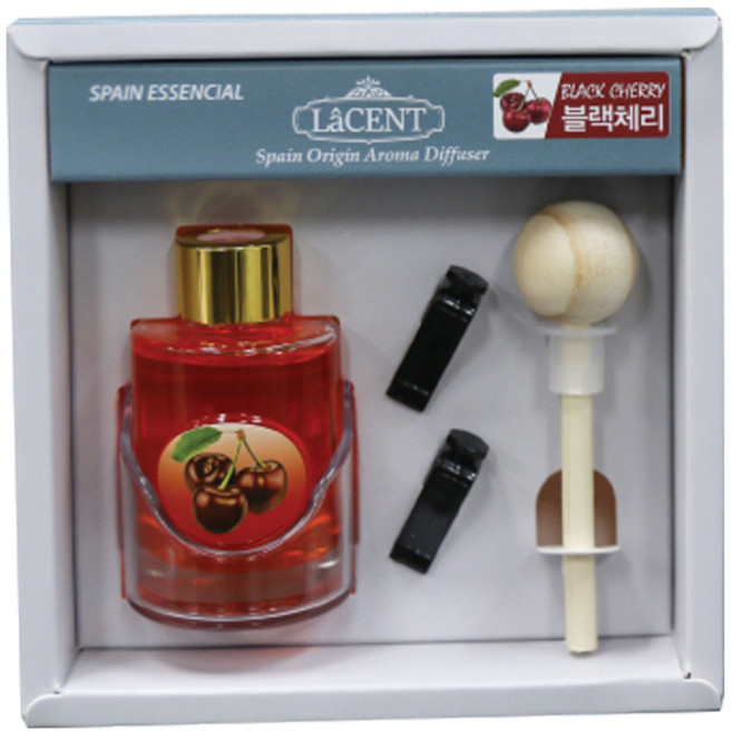 라센트 차량용 송풍구 디퓨저 30ml 본품, 블랙체리, 1개