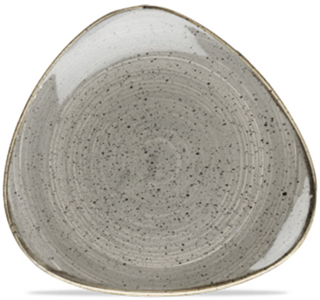 처칠 스톤캐스트 트라이앵글 플레이트, 페퍼콘 그레이, 1개