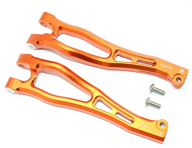 GPM ALUMINIUM FRONT UPPER ARMS RC에이암 4p 세트, OR, 1세트
