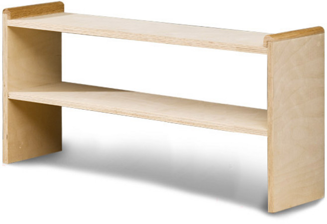 국산 자작나무 주방 선반 2단, 원목