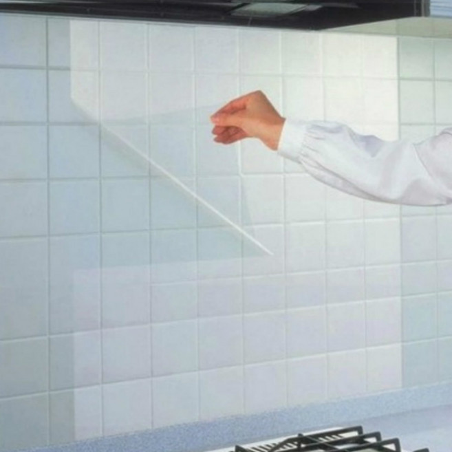 블럭마트 주방타일 기름때방지 투명시트지, 7개