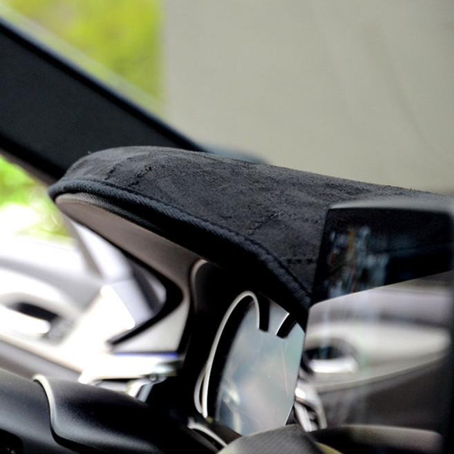 블루코드 섀미 대쉬보드커버 메탈로고 블랙 + 블랙, 쌍용, 액티언