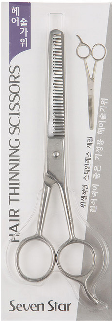 세븐스타 스타 헤어 숱가위, 1개