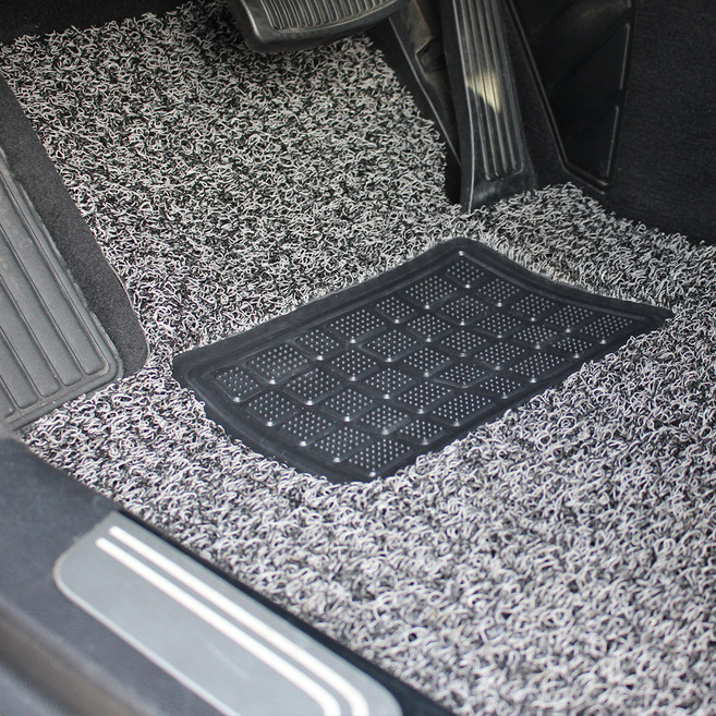 라임 코일 카매트 일반형, 뉴쏘렌토R(2012.8~2014.8)(3p), 그레이 + 블랙