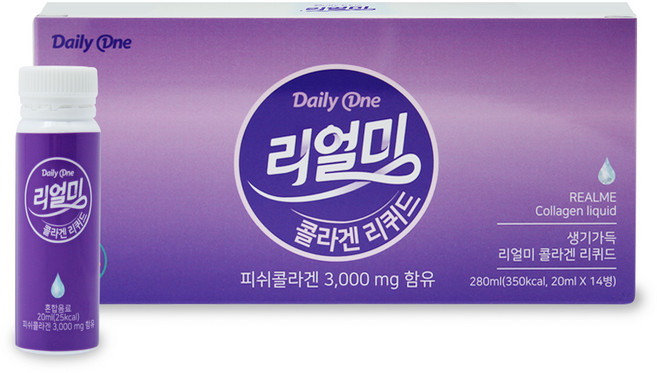 데일리원 리얼미 콜라겐 리퀴드, 20ml, 14개