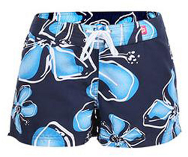 벤디스 여성용 플라워 비치팬츠, 블랙