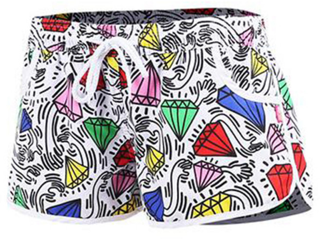 벤디스 여성용 크립톤 커플 비치팬츠, 화이트