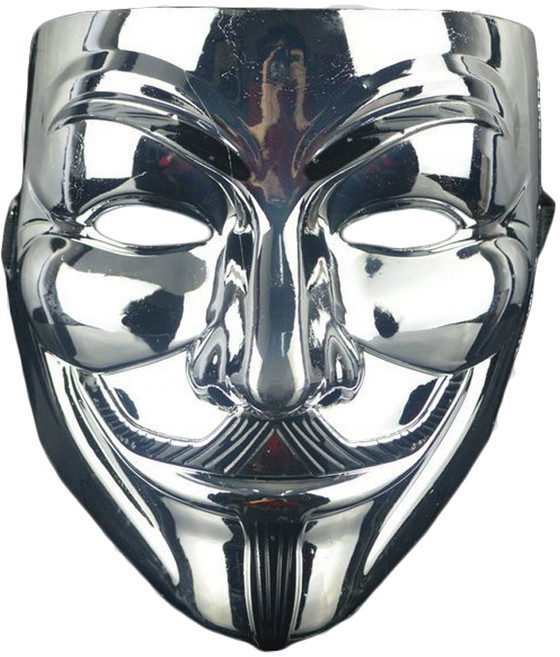 파티복닷컴 V가면7 ROMK43707, 실버, 1개