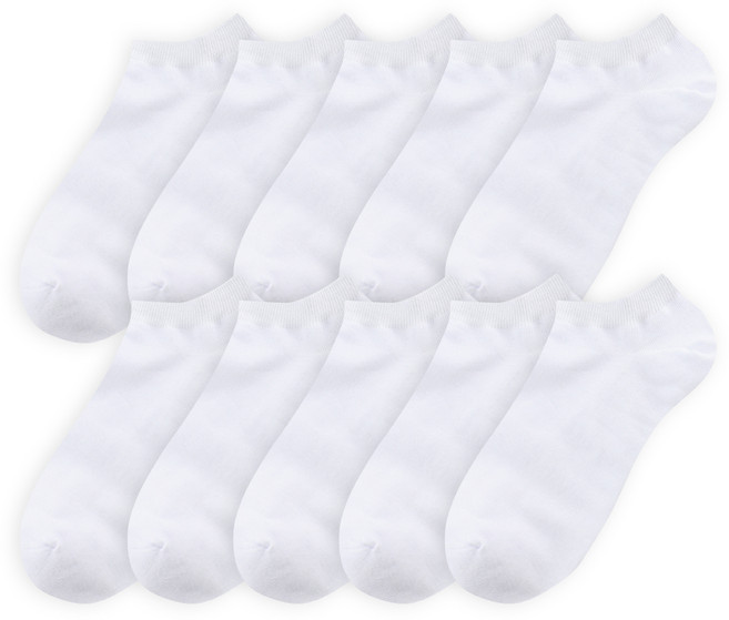 이지레그 남성용 무지스니커즈 양말 10켤레