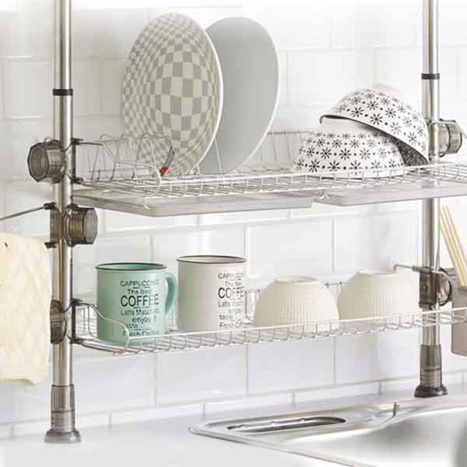 트레벨 기둥식 식기건조대 600, 2단, 1개