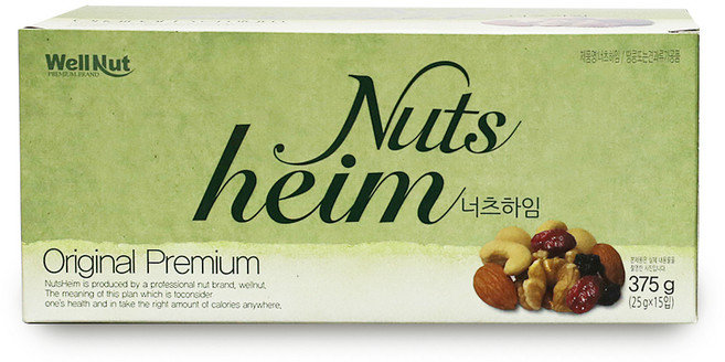 웰넛 자연두레 너츠하임 오리지널 견과류, 375g, 1개