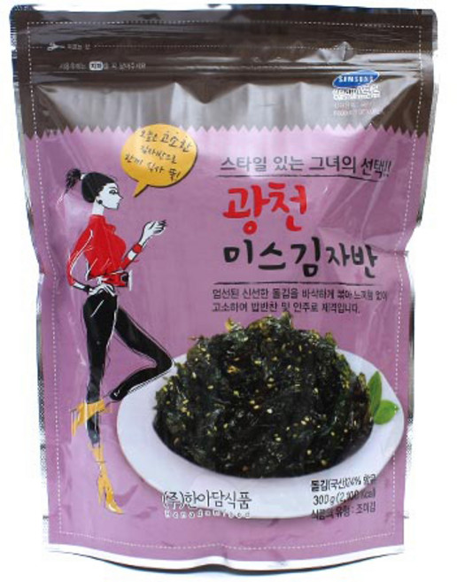 한아담식품 광천 미스 김자반, 300g, 1개