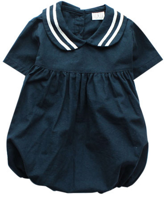 베베나인 신생아용 마린 카라 슈트