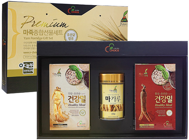 자연의선택 인삼 홍삼 건강밀 선물세트 2호, 1세트