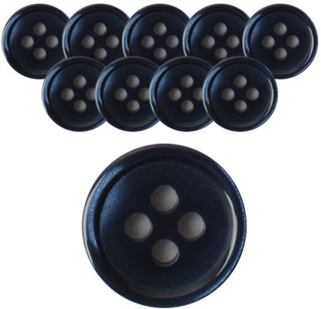 동화상가몰 DY와이셔츠 단추4 요크 13mm, NA, 10개