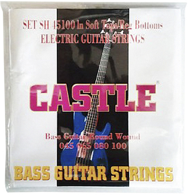 캐슬 베이스기타 줄 45100 비닐포장, 1개