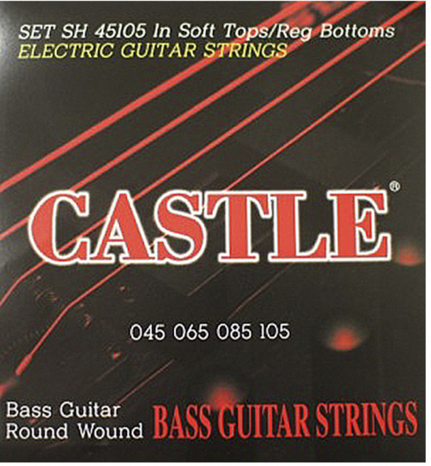 캐슬 베이스기타 줄 45105 비닐포장, 1개