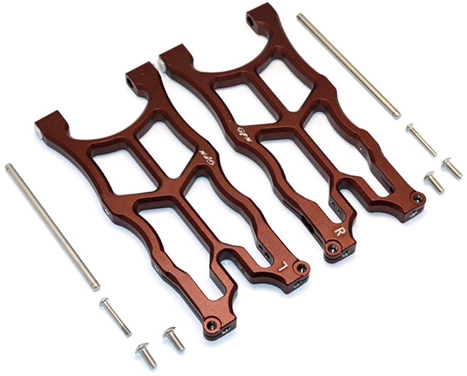 GPM ARRMA NERO 6S BLX Monster Truck Aluminum Rear Lower Arms 세트, BR, 1세트