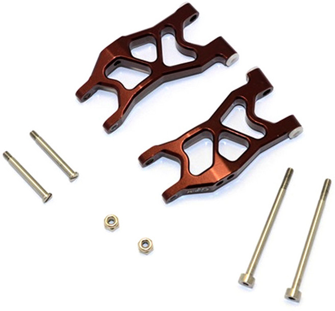 GPM AXIAL Racing YETI JR Aluminum Front Arms 8p set, BR, 1세트