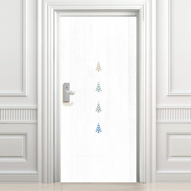 디자인수풀 현관문 시트지 빈티지 스타일 VDS 14, 고급화이트우드목