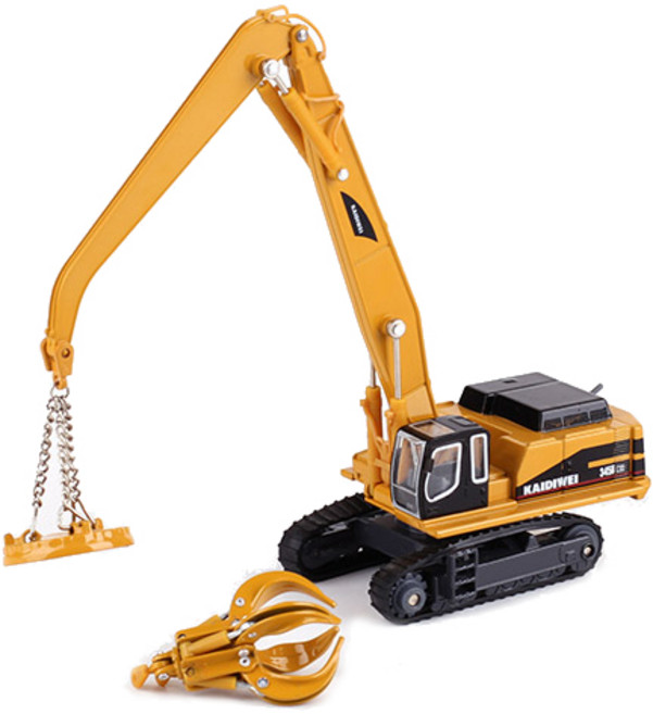 KDW 휠 굴삭기 중장비 다이캐스트 625010, 혼합 색상, 1개