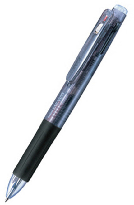 제브라 사라사 3색 중성펜 0.5mm J3J2, 블랙, 1개
