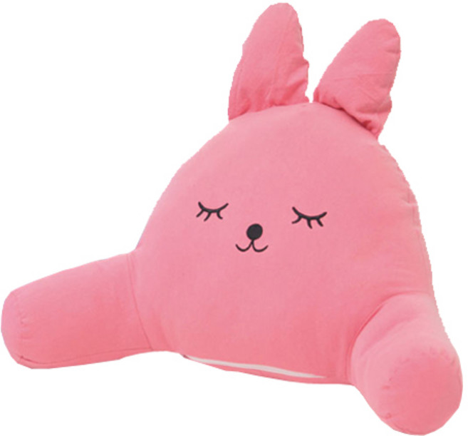 홍대선희샵 토끼와 곰돌이 등쿠션 594, 토끼 핑크