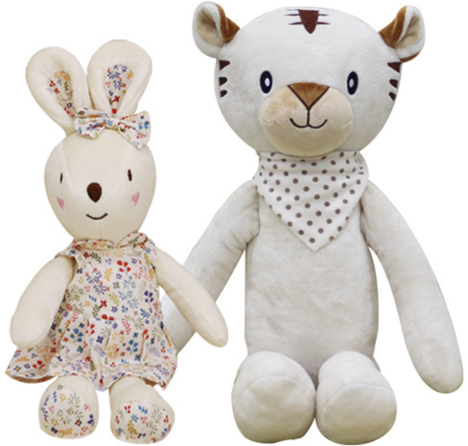 코니베이비 애착인형 공주 코니 + 수면 백호 티티 랜덤 발송, 1세트