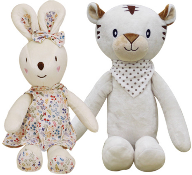 코니베이비 애착인형 공주 코니 + 내친구 백호 티티 랜덤 발송, 1세트