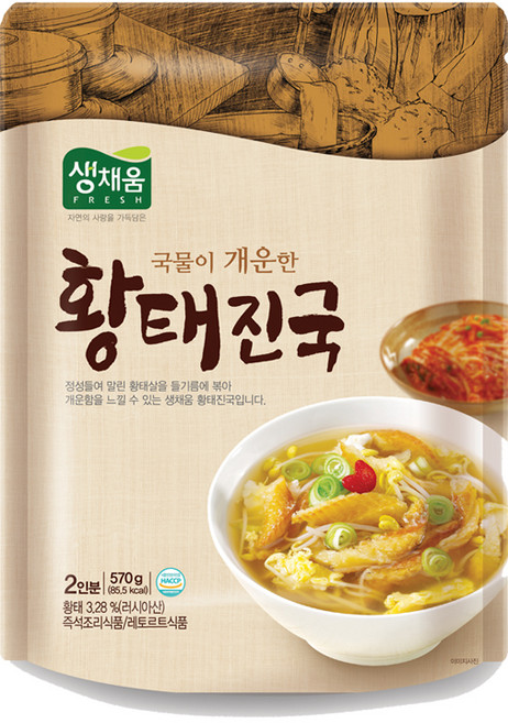 생채움 즉석 황태진국, 570g, 1개