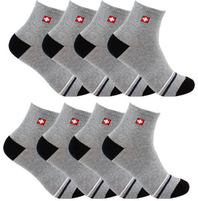 스위스밀리터리 여성용 SM-02 발목 양말 8족