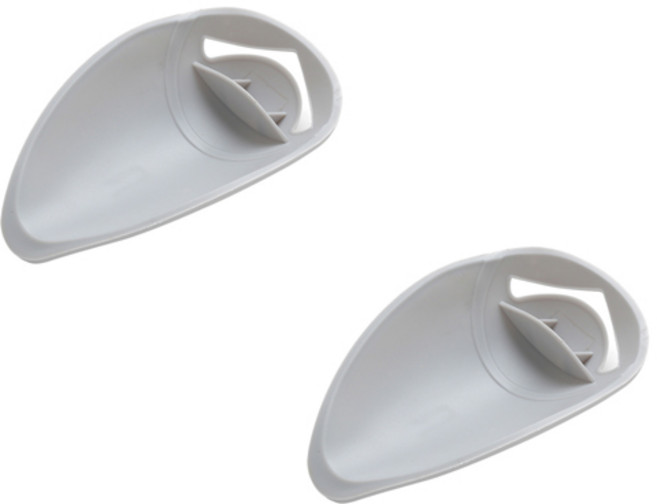 비케이 파스텔 수도꼭지 확장 가이드, 그레이, 2개