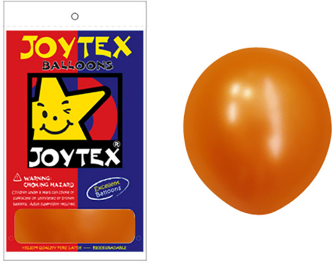 조이텍스 라운드풍선 15cm, 펄 오렌지, 100개입