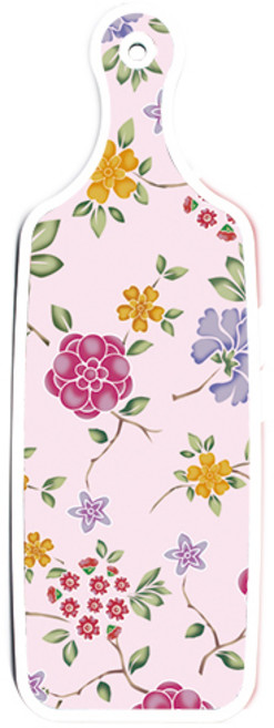 로엠디자인 양면 디자인 서빙도마, 미트레드 + 로맨틱레드floral연분홍색, 1개