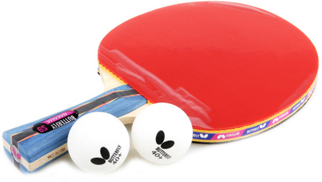 버터플라이 쉐이크핸드 탁구 라켓 NAKAMA S-9, 1개