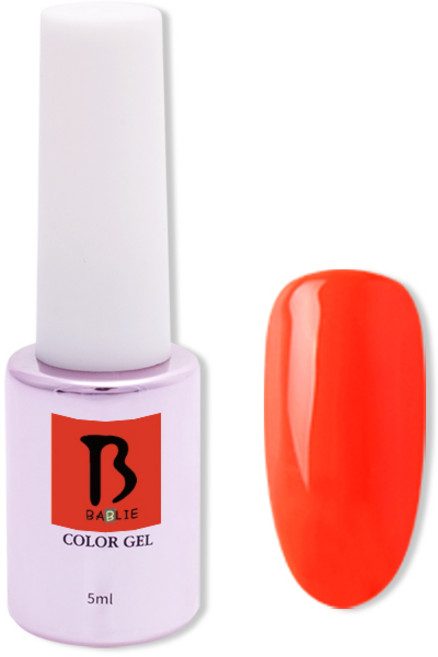 바블리 컬러 젤 네일, 065 캐롯오렌지, 1개