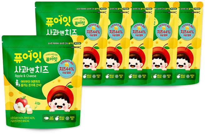 내이브로 퓨어잇 동결건조 치즈 큐브 간식, 16g, 6개