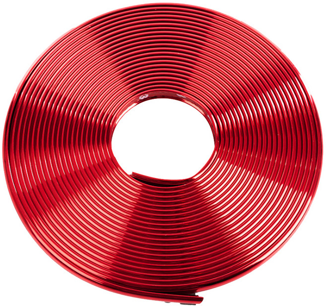 JNC 차량용 포인트 휠가드 몰딩 크롬레드, 크롬 레드, 1개