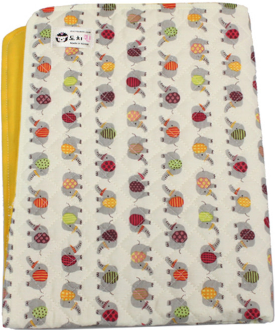 도치퀸 120리터용 고슴도치 노랑 천베딩 무늬 랜덤 발송, 1개