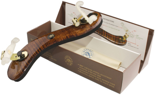 비바라뮤지카 Augustin Diamond 바이올린 어깨받침 3/4-4/4, 메이플 다크 + 골드 + 백족, 1개