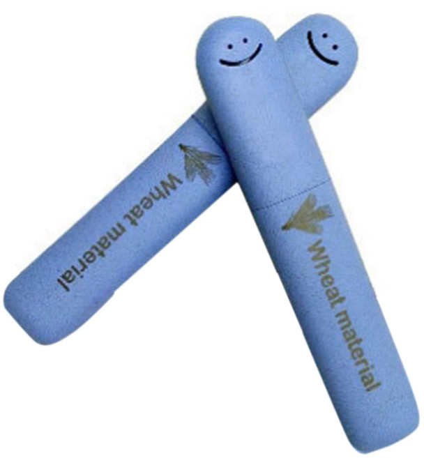 더자카 단추눈 스마일 칫솔케이스 Y502LBBT024, 2개