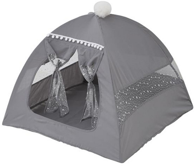 레드퍼피 썸머 벨코즈 반려동물 하우스, 퓨터그레이, 1개