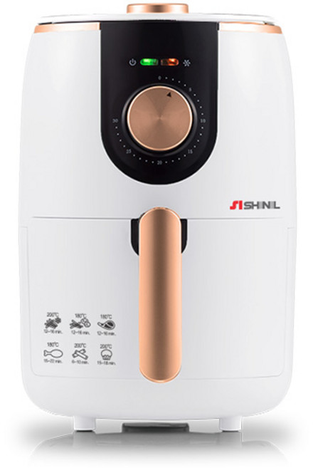신일 가정용 에어프라이어 1.6L, SOV-C160KP, 혼합색상