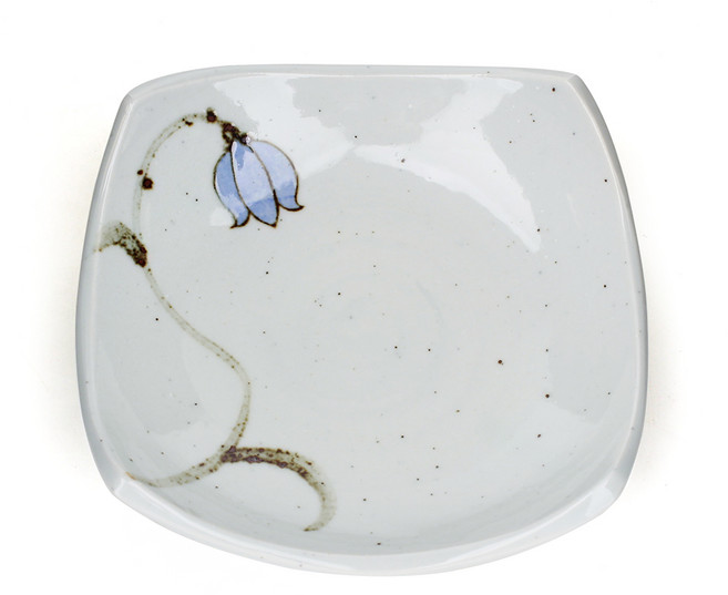 예인도예 도라지 정사각 찬기 중, 혼합 색상, 1개