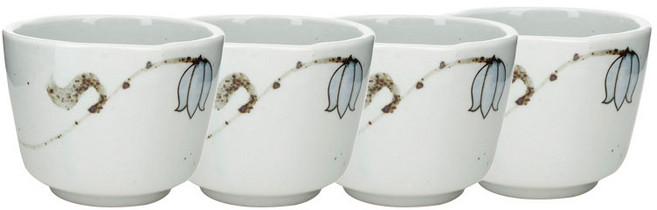 예인도예 도라지 물컵, 혼합 색상, 4개입