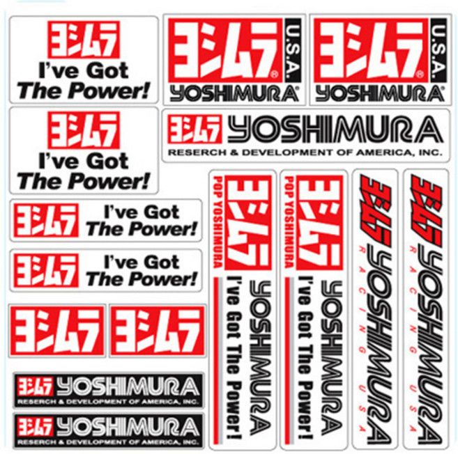 모터스티커 오토바이 스티커 세트, 레이싱18, 1세트