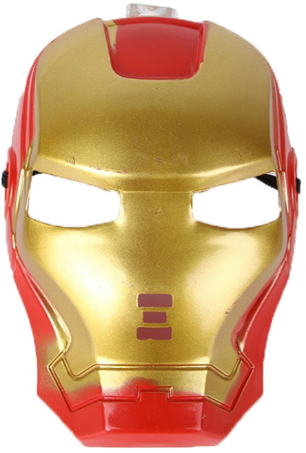 Partybok.com 卡通派對面具 cos7, 1個, 金色