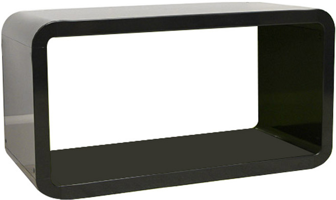 큐빅스 2 공간박스 B2147, 블랙, 1개